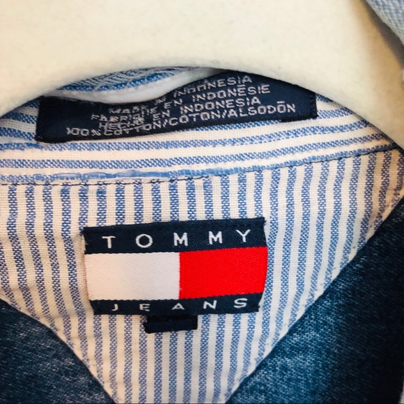 Tommy Hilfiger Jeans Vintage Oversized Button Down - Picture 3 of 7